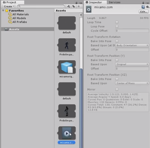 Unity 3d add animation to animator controller
